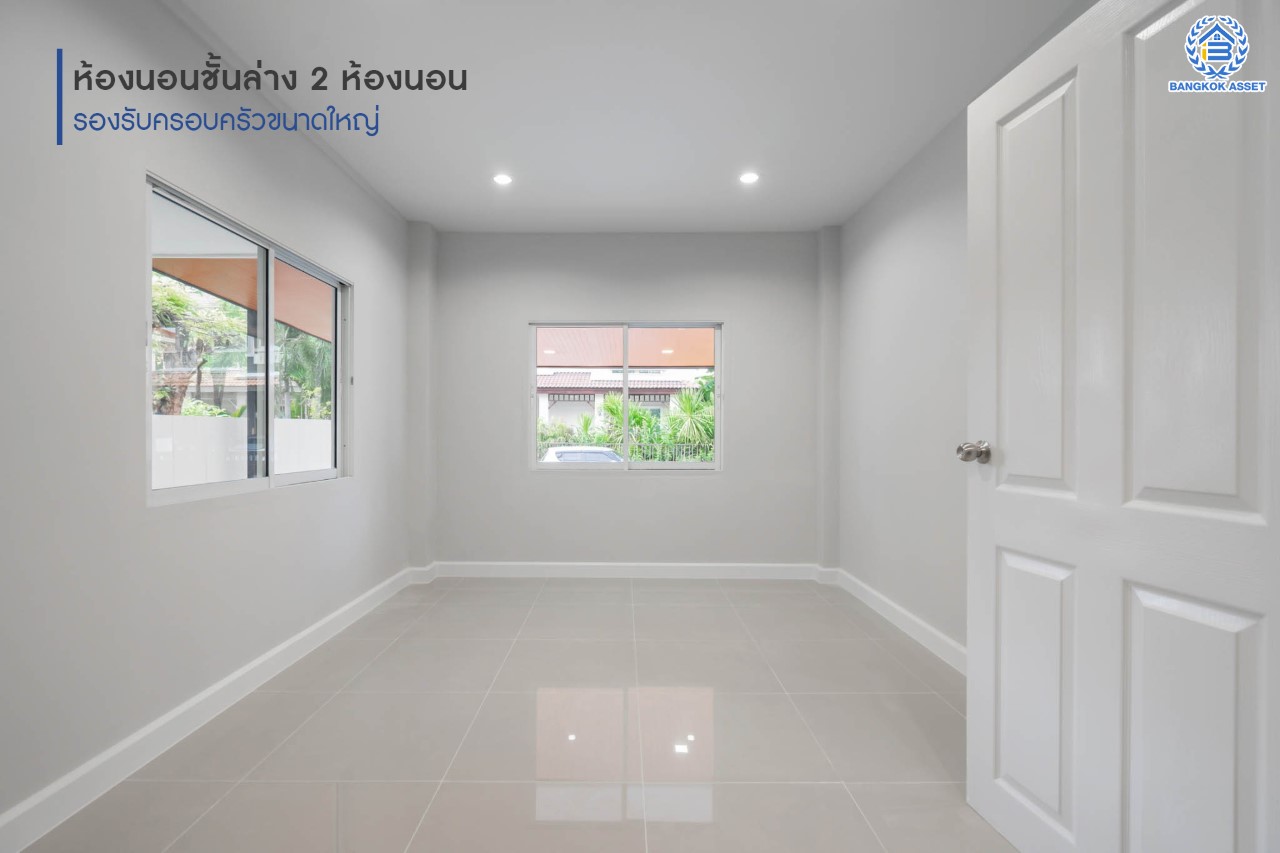 บ้านมือสองตกแต่งใหม่ แบรนด์ LH ม.ชลลดา บางใหญ่-เซ็นทรัลเวสต์เกต หลังใหญ่ เนื้อที่ 52.5 ตร.ว. ฟังก์ชัน 5 ห้องนอน (มีห้องนอนชั้นล่าง 2 ห้อง) 2 ห้องน้ำ 2 ที่จอดรถ Facilities ครบครัน บนทำเลเดินทางสะดวก เชื่อมต่อถ.กาญจนาภิเษก และเพียง 10 นาทีถึงรถไฟฟ้า "สถานีคลองบางไผ่"